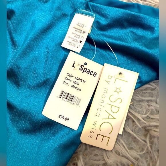 NWT LSPACE Toni Bikini Set Sz M Mediterranean - Picture 6 of 9